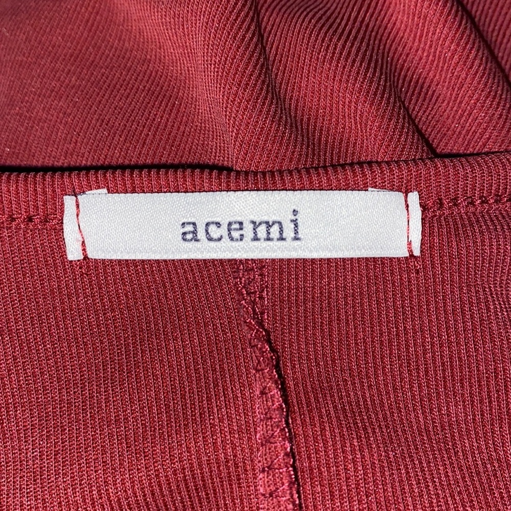 Acemi Red Cold Shoulder Mini Dress - Picture 5 of 6